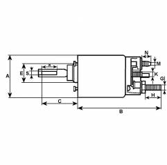 Bobina Electromotor 24V, 132363 Cargo - 1