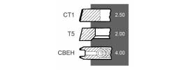 Set segmenti motor Massey Ferguson FI 95 MM 296244A1, 4181A035 Bepco - 2