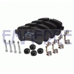 Set placute frana spate Iveco WVA 29232 - 1