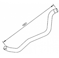 Teava evacuare Mercedes 6554901919 DIN53107