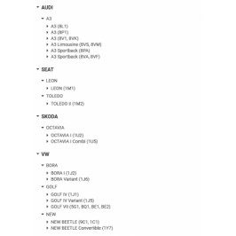 Bieleta antiruliu fata dreapta/stanga Audi/Seat/Skoda 1J0411315C