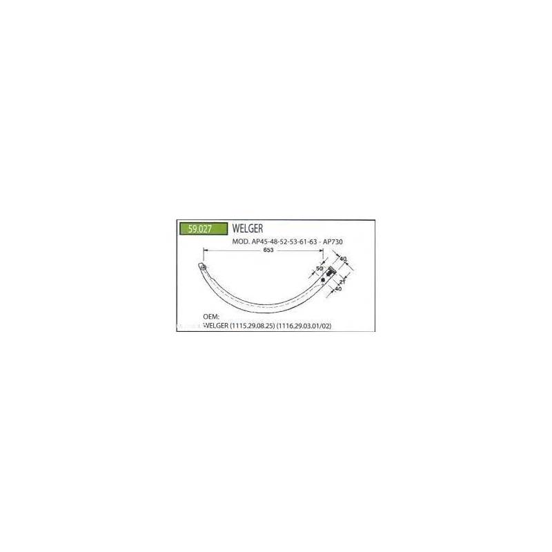 AC PRESA BALOTI WELGER AP 45 1115290825,59.027.01,59027 AGV - 1