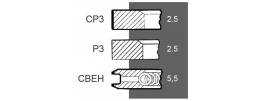 Set segmenti motor Fiat 1900677, 1900682, 1901496 Bepco - 2